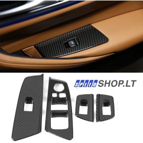 BMW 5 (G30-G31) Carbon langų jungtukų apdaila